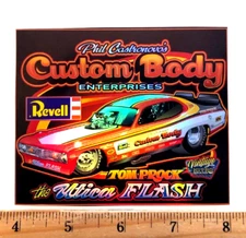 Phil Castronovo REVELL CUSTOM BODY Orange Duster HOLOGRAPIC Banner Decal Sticker