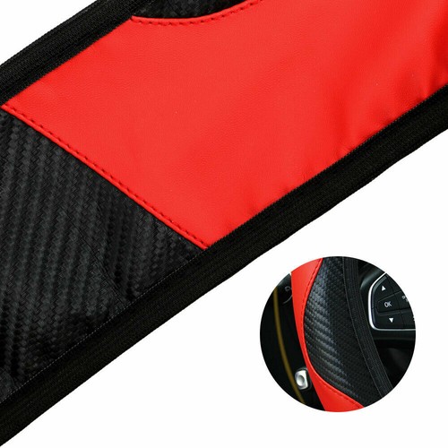 1X Microfiber Leather Steering Wheel Cover Anti-slip Breathable Protector Covers - Picture 7 of 22