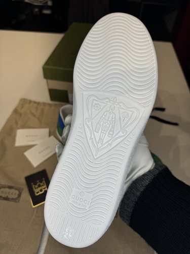 GUCCI ACE GG SNEAKERS MENS SIZE US 11.5 (UK 10.5) - Picture 7 of 11
