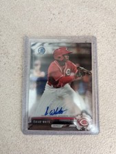 2017 Bowman Chrome Prospect Autograph #CPA-IW Isaiah White AUTO REDS!