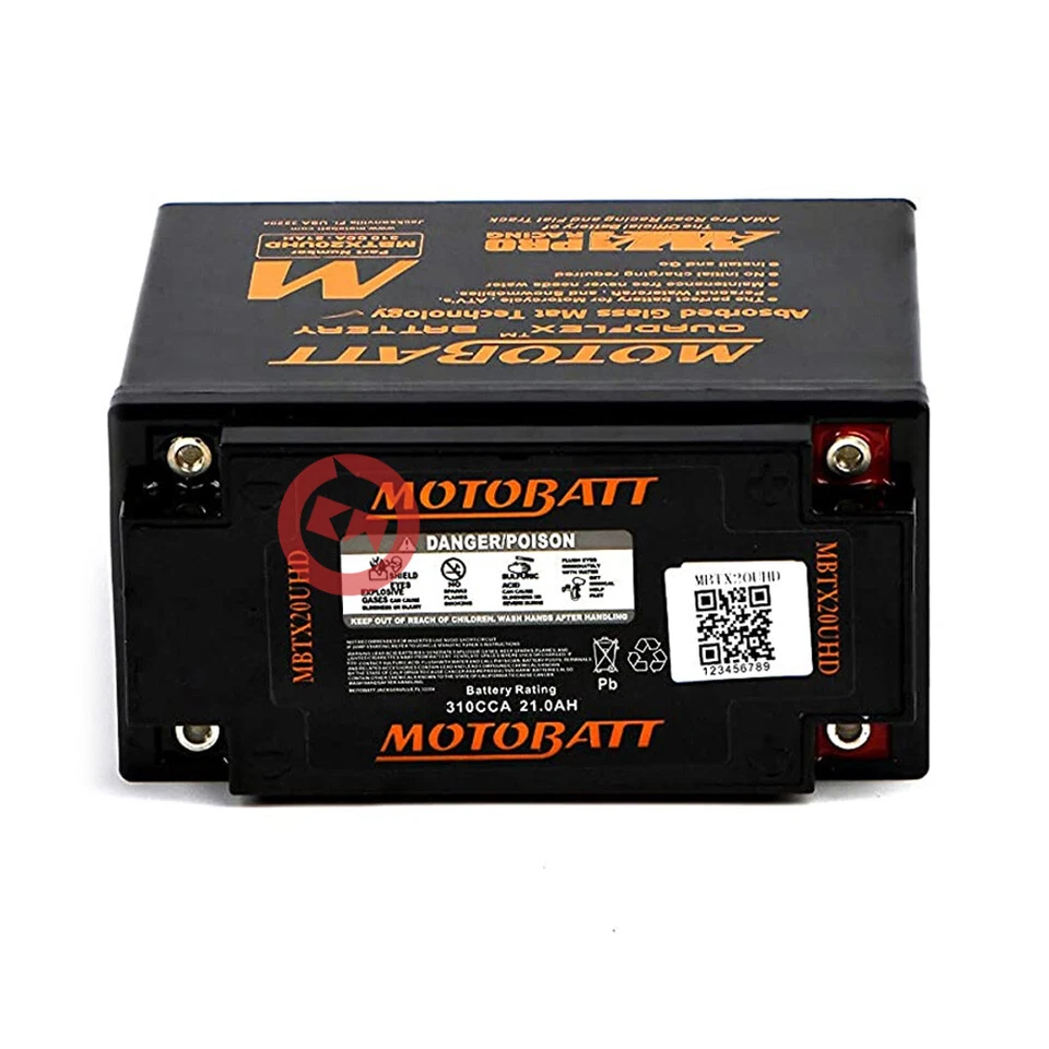 BATTERIA MOTOBATT MBTX20UHD SIGILLATA MOTO MORINI EXCALIBUR 501 1990 Foto 3 de 4