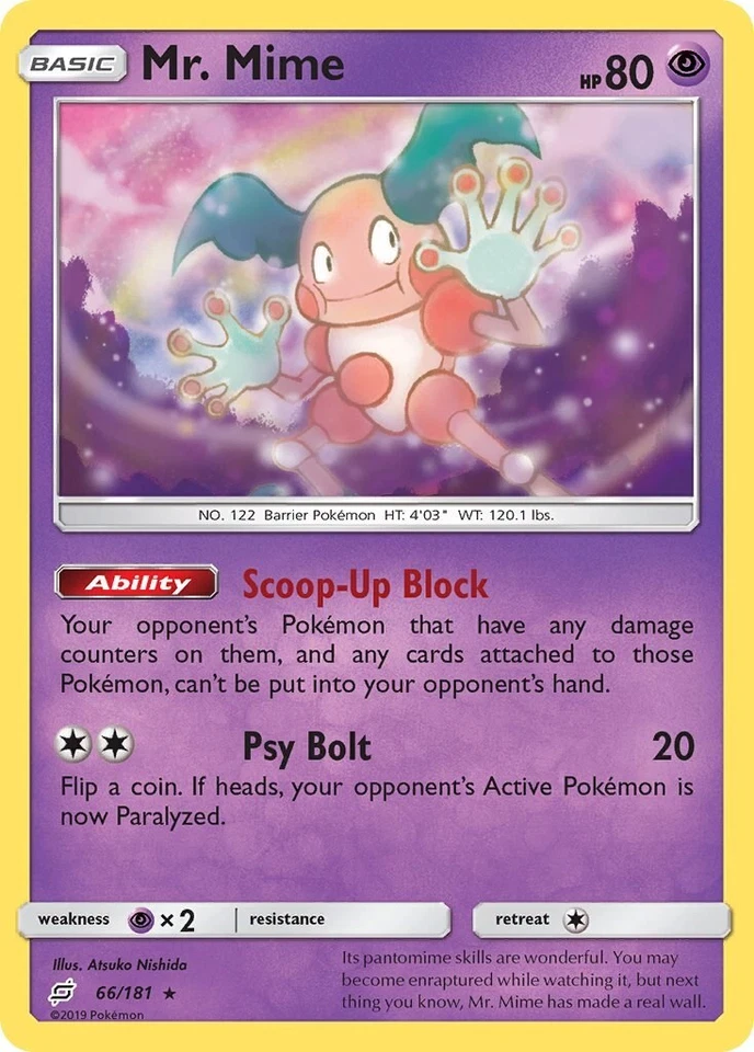 Mr. Mime 66/181 Sm-Team Up