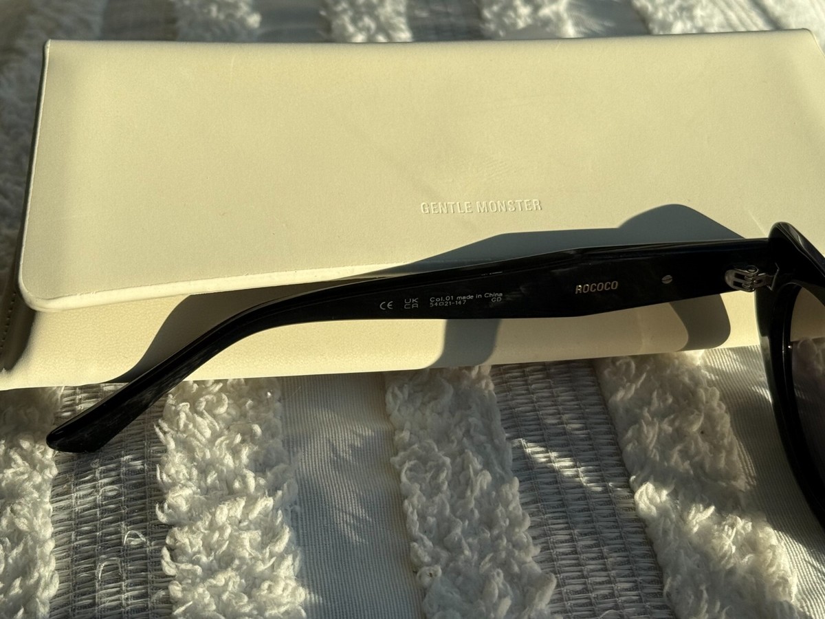 new Gentle Monster Rococo 01 Black Frame Col. 1 + Black