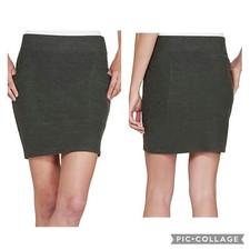 TOAD & CO Women’s Gray Marled INTERMOSSO Skirt Three Pockets Pull On Size Small