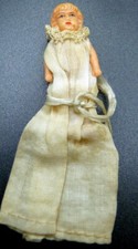 Vintage 2" BABY Celluloid Dollhouse Doll Dollhouse
