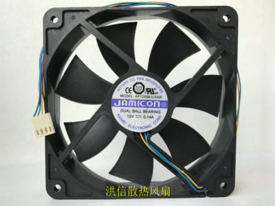 1PC JAMICON 12025 KF1225B1LKAR DC12V 0.14A 12CM 4-Wire PWM Cooling Fan cl