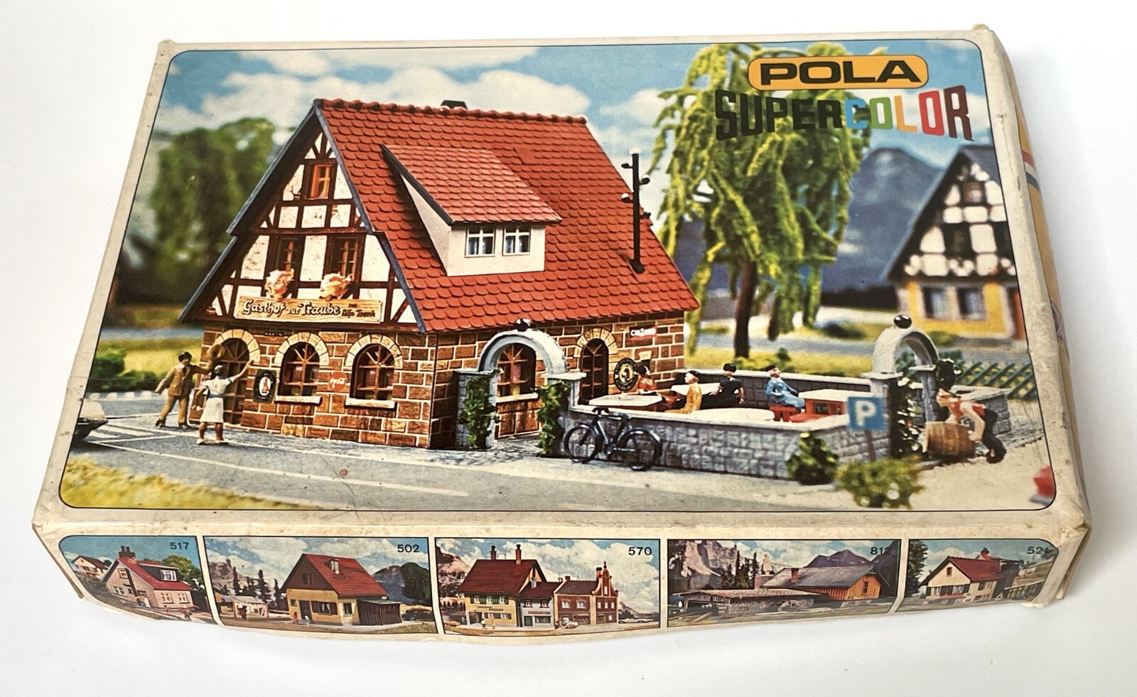 Maquette Pola HO 531 Supercolor Café Concert Miniature Vintage 1977 Décor Train HO