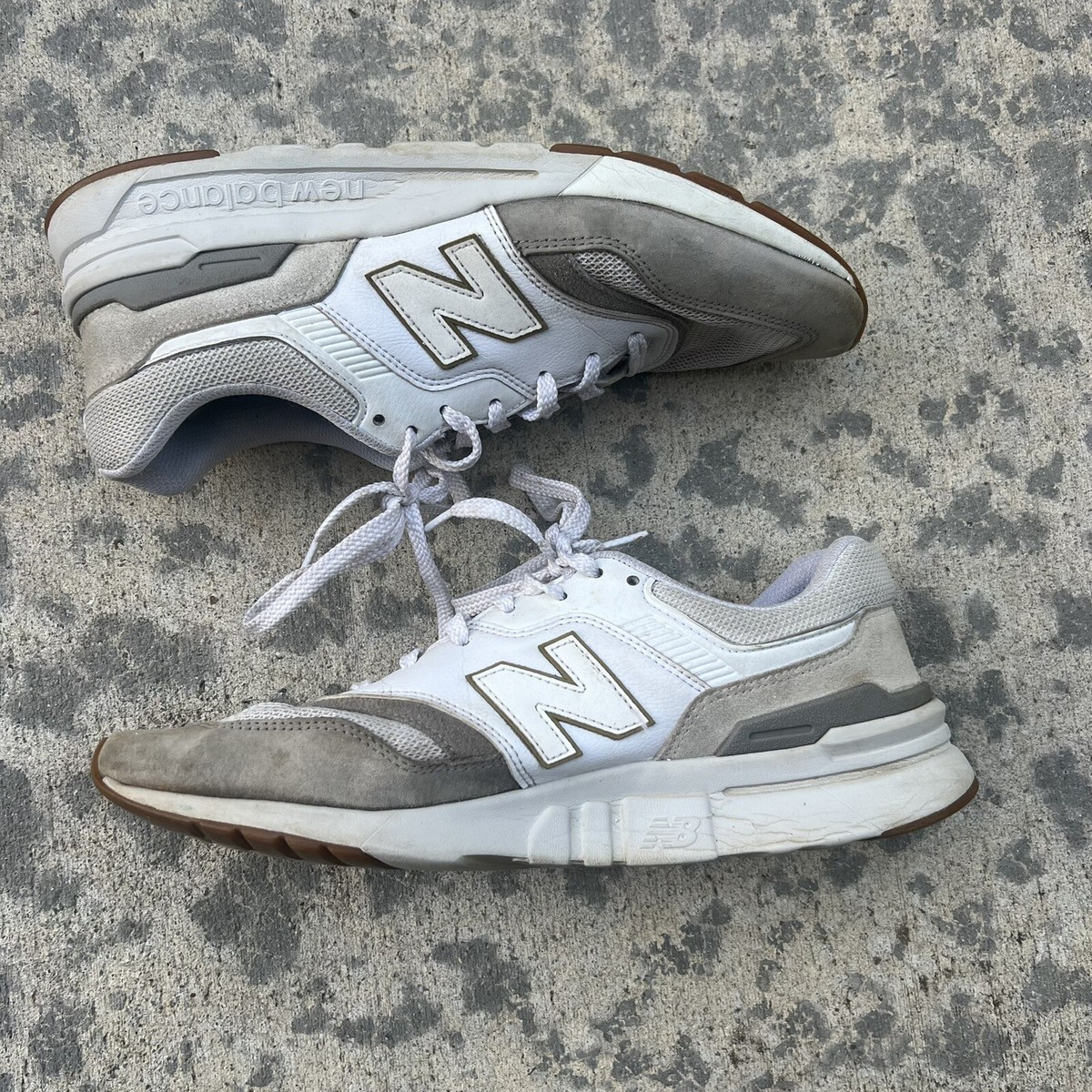 New Balance 997H White/Gray Men's Size 12 Style CM997HPT