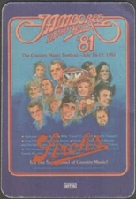 Jamboree in the Hills Backstage Pass - 1981 Cloth Pass