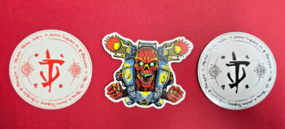 The Doom Slayer Hell Revenant Monster Video Games Vinyl Decal Sticker Set of 3