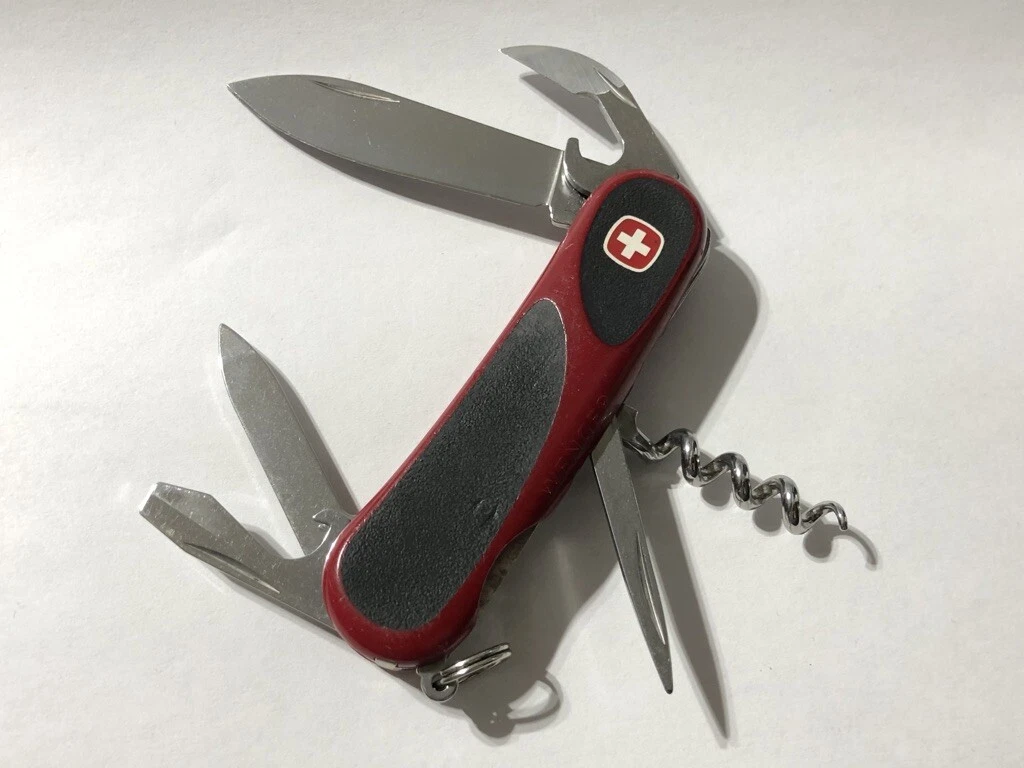 Victorinox Swiss Army Evogrip S54 Medium 85 mm, Pocket Knife, Red