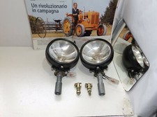 TRATTORI D'EPOCA - FARI MODELLO MEZZI MILITARI 3 LUCI ORIGINALI CIBIE
