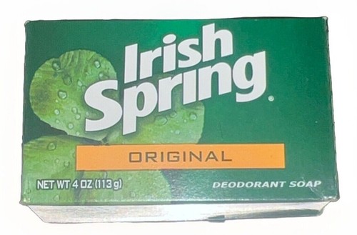 Irish Spring Original Deodorant Bar Soap, 4.0 Ounce Bath Size - Single Bar