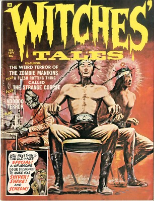 Witches Tales Magazine  # 1   Vol 3    VERY FINE+     Feb. 1971    Bruck cover