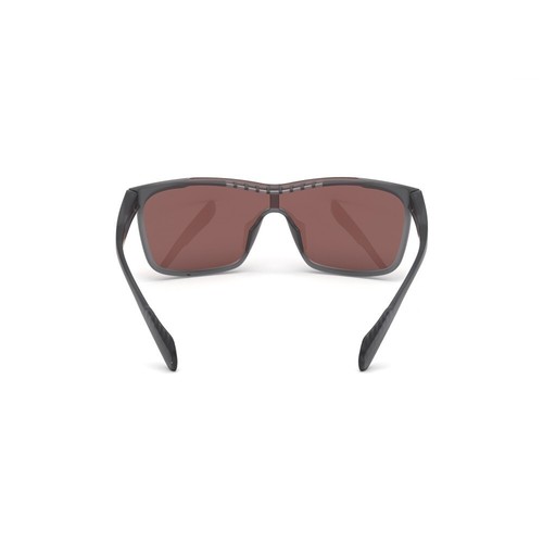Adidas SP0019 20H Clear Gray Square Plastic Polarized Sunglasses Frame 131-140 - Picture 4 of 4