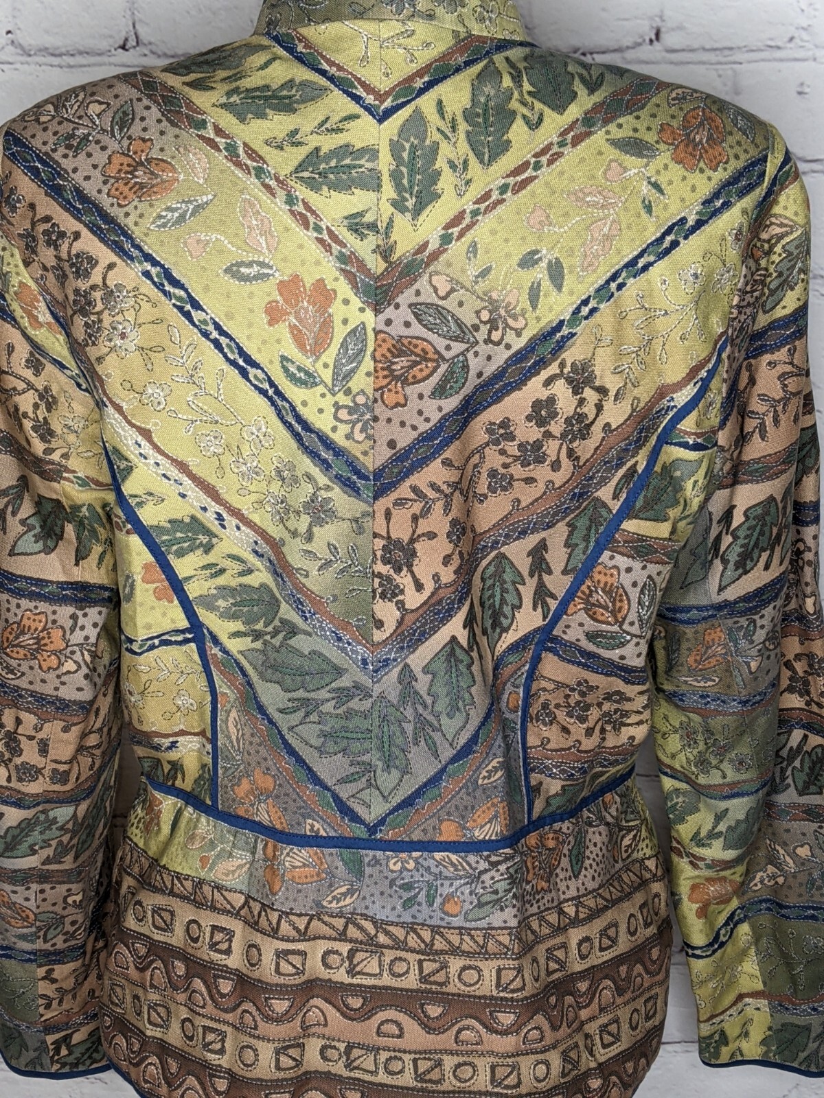 Coldwater Creek Beautiful Patchwork Embroidery Ja… - image 7