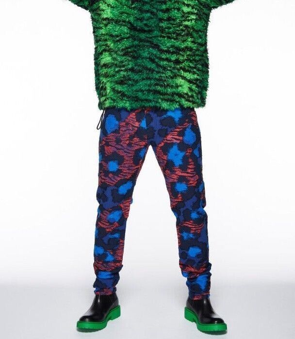 New KENZO x H&M Patchwork Leopard Patterned Jeans Pants Men New KENZO x H&M Patchwork Leopard Patterned Jeans Pants Men