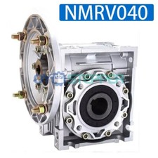 NMRV040 Worm Gearbox Speed Reducer 7.5:1 10:1 15:1 20:1 25:1 30 40:1 Output 18mm