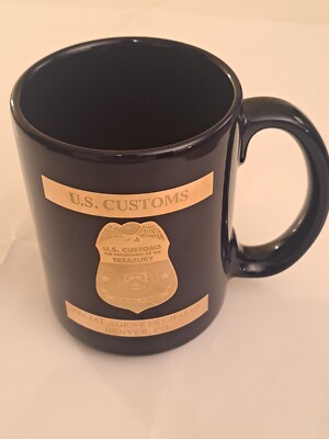 Department of the Treasury US Customs Coffee Mug Cup Denver Co.