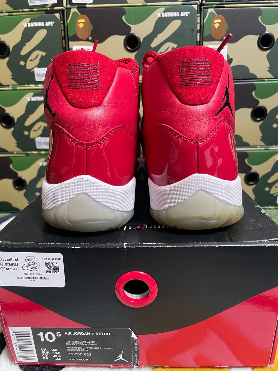 みー Air Jordan 11 Retro Shoes Win Like 96 378037 623 USED (7.5/10