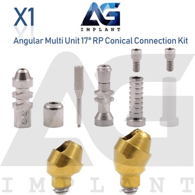 Angular Multi Unit Prosthetic System 17° Conical Connection RP Kit