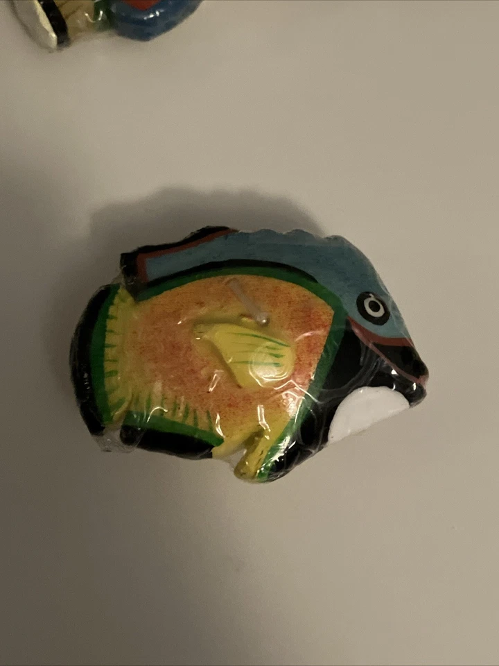 6 velas flotantes de cera para peces multicolor   Foto 2 de 4