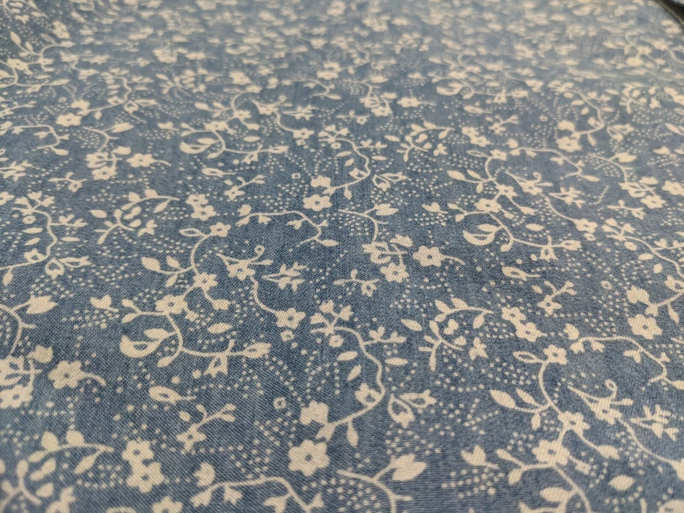 Camisa Buffalo David Bitton Para Hombre Talla XL Azul Floral Paisley Premium Manga Corta Foto 3 de 4