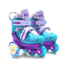 Adjustable Roller Skates for Kids Girls Ladies with Light Up Flash LED Wheels...