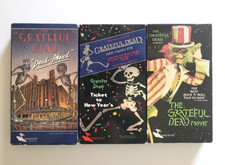 GRATEFUL DEAD:  NEW YEARS EVE - GRATEFUL DEAD MOVIE - DEAD AHEAD - ALL VHS