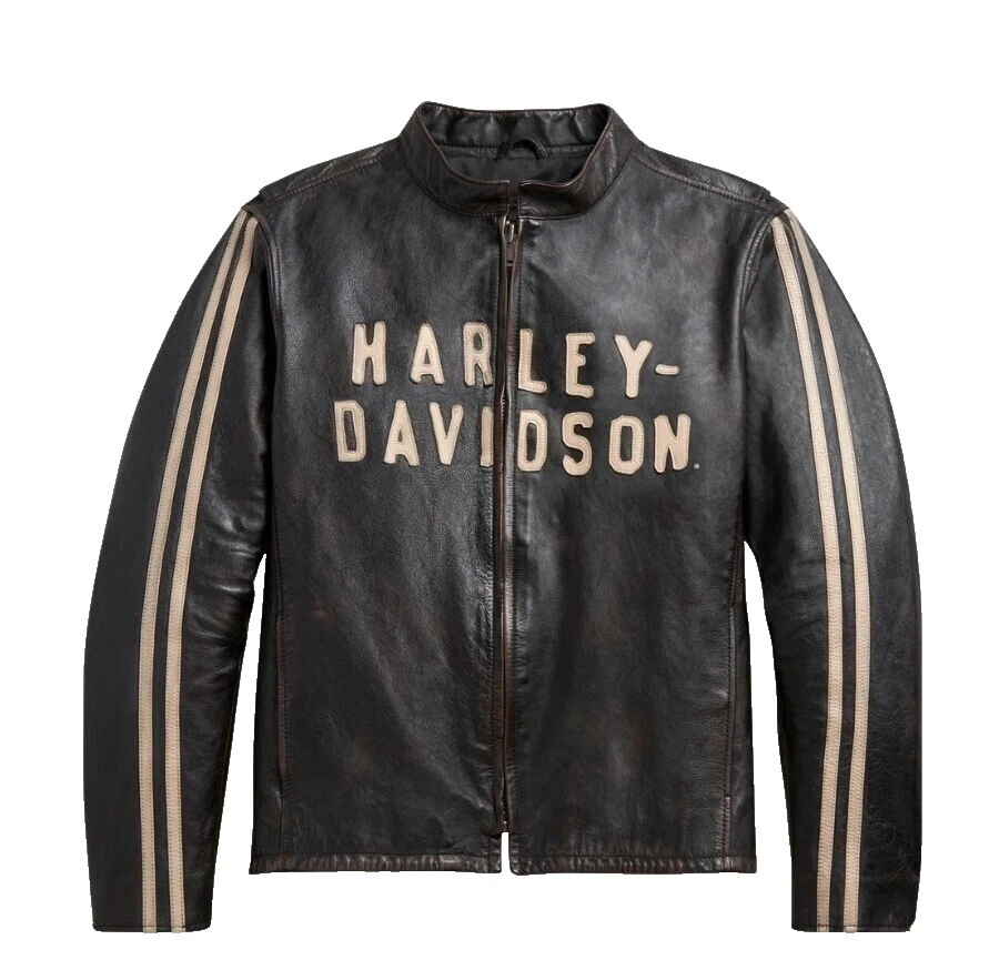 Chaqueta de moto Harley-Davidson abrigos, chaquetas y chalecos de rayas para Mujeres