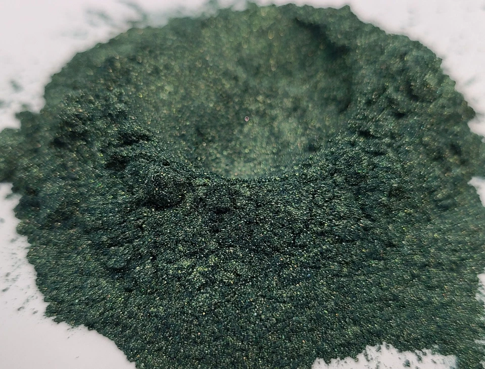 Hunter Green Pearl Mica Pigment Custom Automotive Basecoat Paint Aerosol Foto 3 de 4