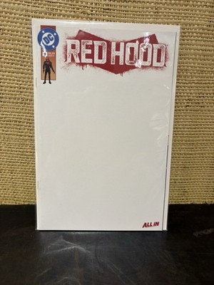 RED HOOD #1 Cvr G BLANK Variant DC Comics 2025 Gretchen Felker-Martin Cancelled