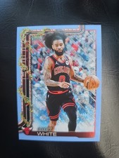 Coby White 2025-26 Holiday Blue Glitter Holiday #H27 Chicago Bulls 