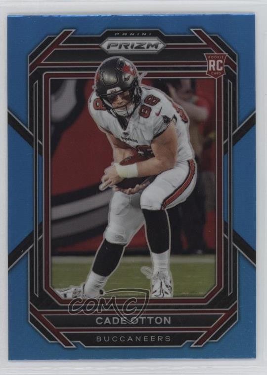 2022 Panini Prizm Rookies Light Blue Prizm Cade Otton #362 Rookie RC