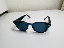 Amazon Echo Frames 3rd Gen Smart Sunglasses, Round Frames In Blue Tortoise