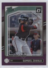 2024 Panini Donruss Optic Rated Prospects Purple Prizm 25/49 Samuel Zavala 6k2