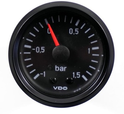 Ladedruckanzeige VDO 52mm -1 bis 1,5 bar LDA Retro Oldschool