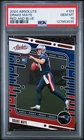 Drake Maye 2024 Absolute Red and Blue Rookie Football Card #103 Graded PSA 10