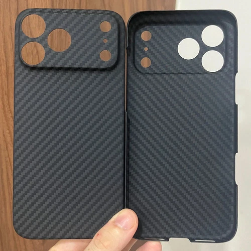 Genuine Aramid Carbon Fiber Case For iPhone17 Pro Max Matte Ultra Thin Cover