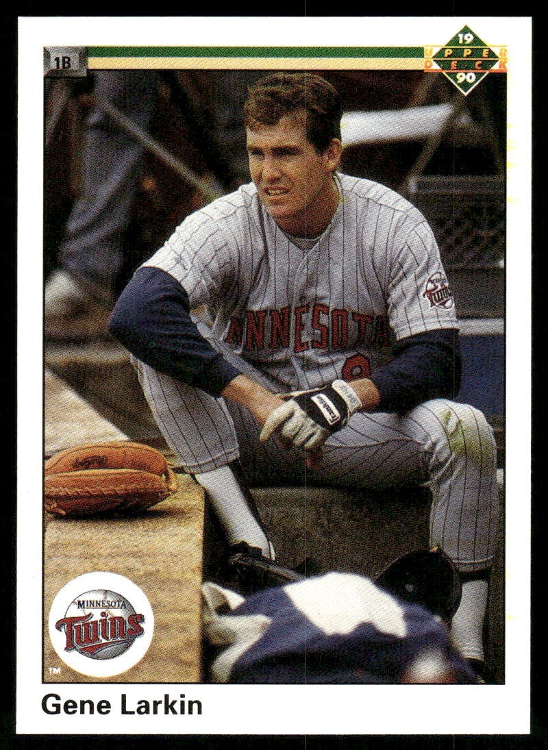 1990 Gene Larkin #471 Upper Deck Minnesota Twins Baseball