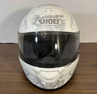 Shoei Qwest Sonoma/Floral Design/ Motorcycle Helmet/Clear Visor/ Size M