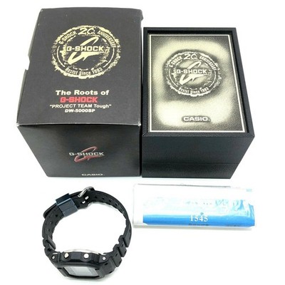 CASIO G-SHOCK DW 5000SP 1 20th ANNIVERSARY Model Screw Back