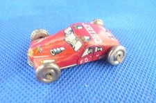Vintage Miniature Fire Department Chief Toy Tin Car from Japan