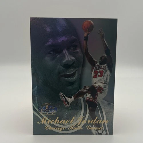 PSA 10 CONTENDER Flair Showcase Michael Jordan Chicago Bulls Basketball Card