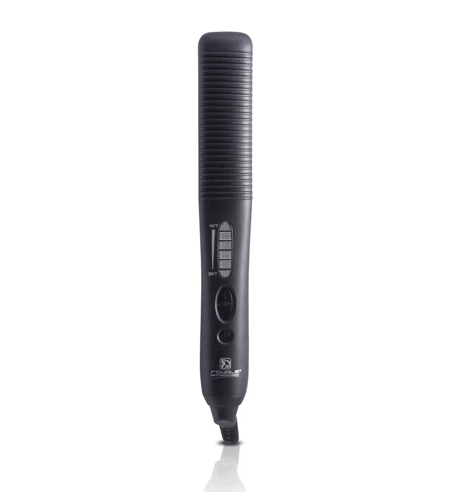 Royale Luxury Ceramic Hair Straightener Brush Genius Heating Element, Ionic Tech - Image 2 of 4