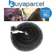 7 x Hedgehog Gutter Brush Guard 100mm Black 4m Clean Leaf & Debris Free 28m