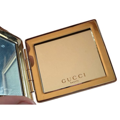 GUCCI Premiere Double Mirrored Compact Mirror - Gold - Picture 3 of 19