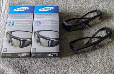 Samsung SSG-3100GB 3D Active Glasses - Lot of 2 w/ Boxes