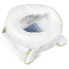 80 Count Potty Liners with 600ml Super Absorbent Pad, Disposable  Potty Bags