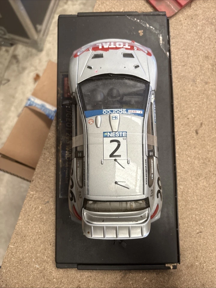 1/18 Sun Star Peugeot 206 WRC Neste Rally Finland 2002   Gronholm 3852 No Box - Image 4 of 4